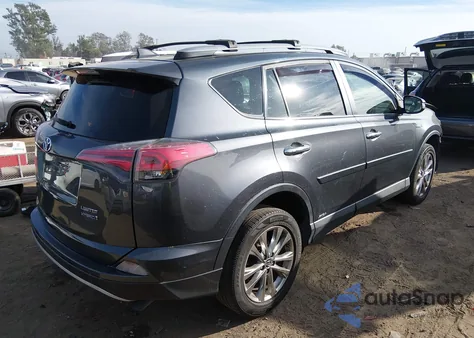 2017 Toyota Rav4 Hybrid Limited из США, поврежденный, VIN JTMDJREV4HD098560